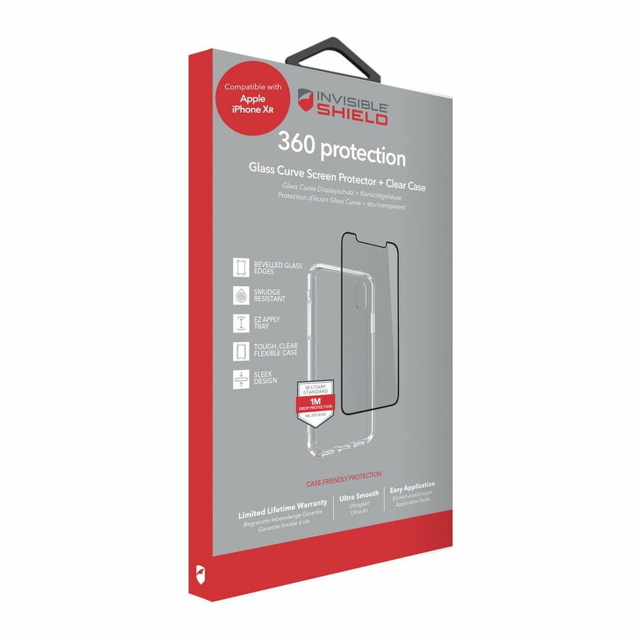 ZAGG InvisibleShield Full Body Tempered Glass Apple iPhone Xr (μαύρο